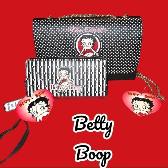 Betty Boop Handbags - Betty Boop nwt adorable purse with adjustable chain strap!